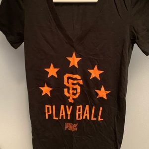 SF Giants Victoria Secret PINK V Neck